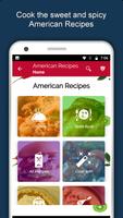 American Food Recipes Offline capture d'écran 1