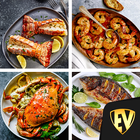 All Seafood Recipes Offline icône