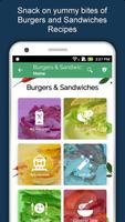 All Burger & Sandwich Recipes capture d'écran 1