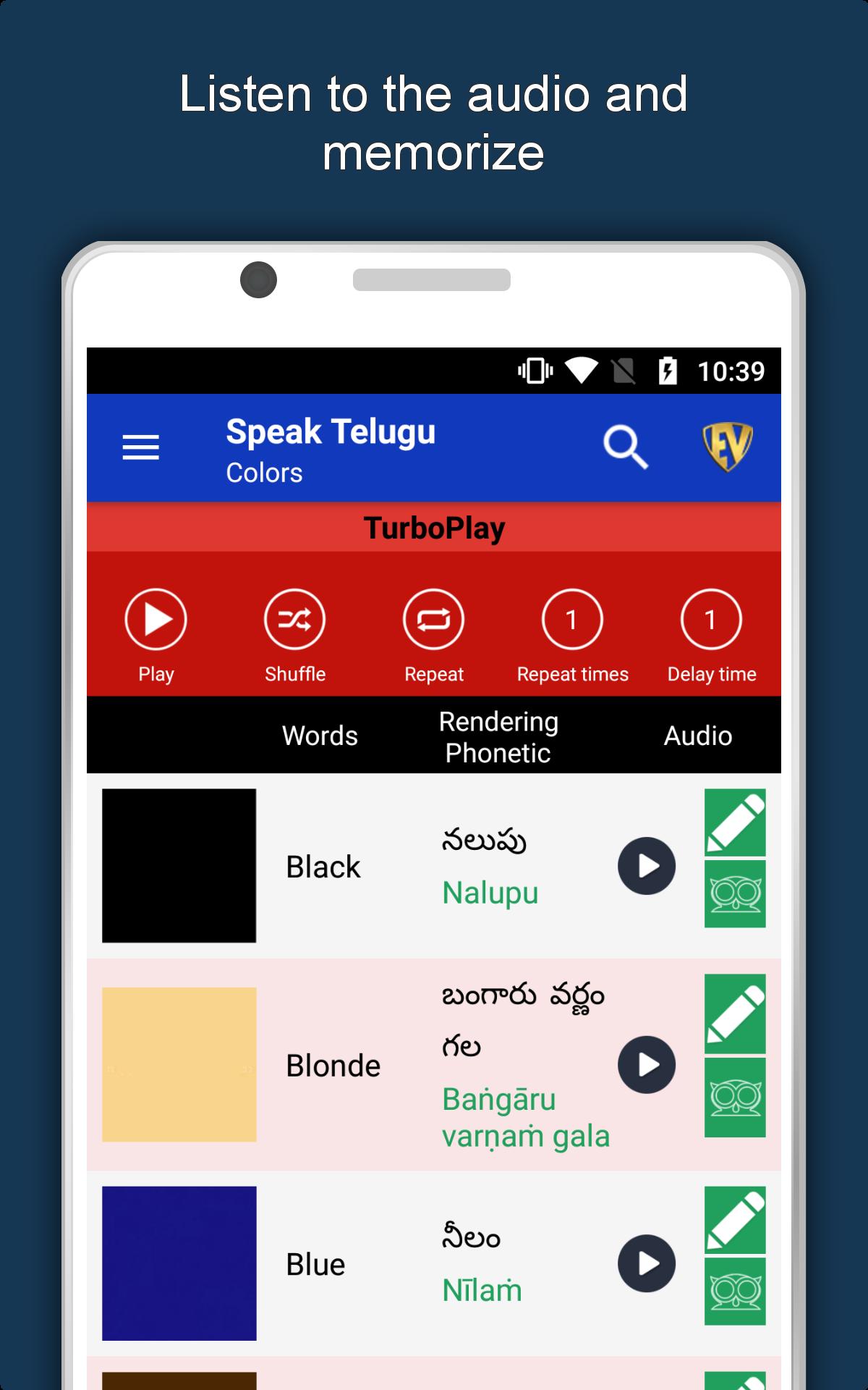speak telugu learn telugu language offline for android apk download