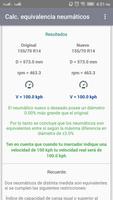 Equivalencia de Neumaticos capture d'écran 1