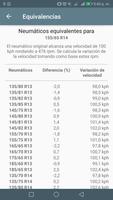 Equivalencia de Neumaticos स्क्रीनशॉट 3