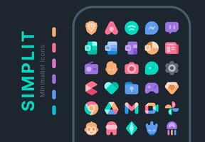 Simplit Icon Pack plakat