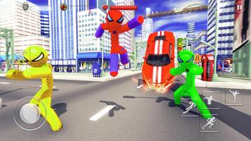 Spider Rope Hero Stickman Adv. Screenshot 2