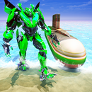 Shark Submarine Robot Transforming 3D:Shark Attack-APK