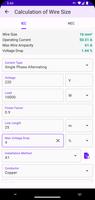Electrical Calculations screenshot 2