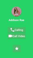 Addison Rae Video Call Simulat capture d'écran 1