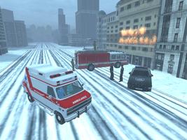 Ambulance Truck Driving Sim Cartaz