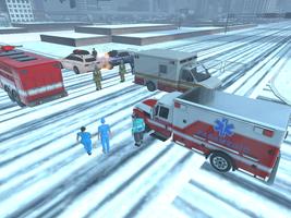 Ambulance Truck Driving Sim imagem de tela 1