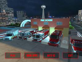 Fire Trucks Firefighter Game imagem de tela 3