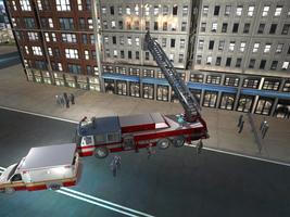 Fire Trucks Firefighter Game Affiche