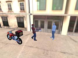 Pizza Delivery Bike Simulator imagem de tela 2
