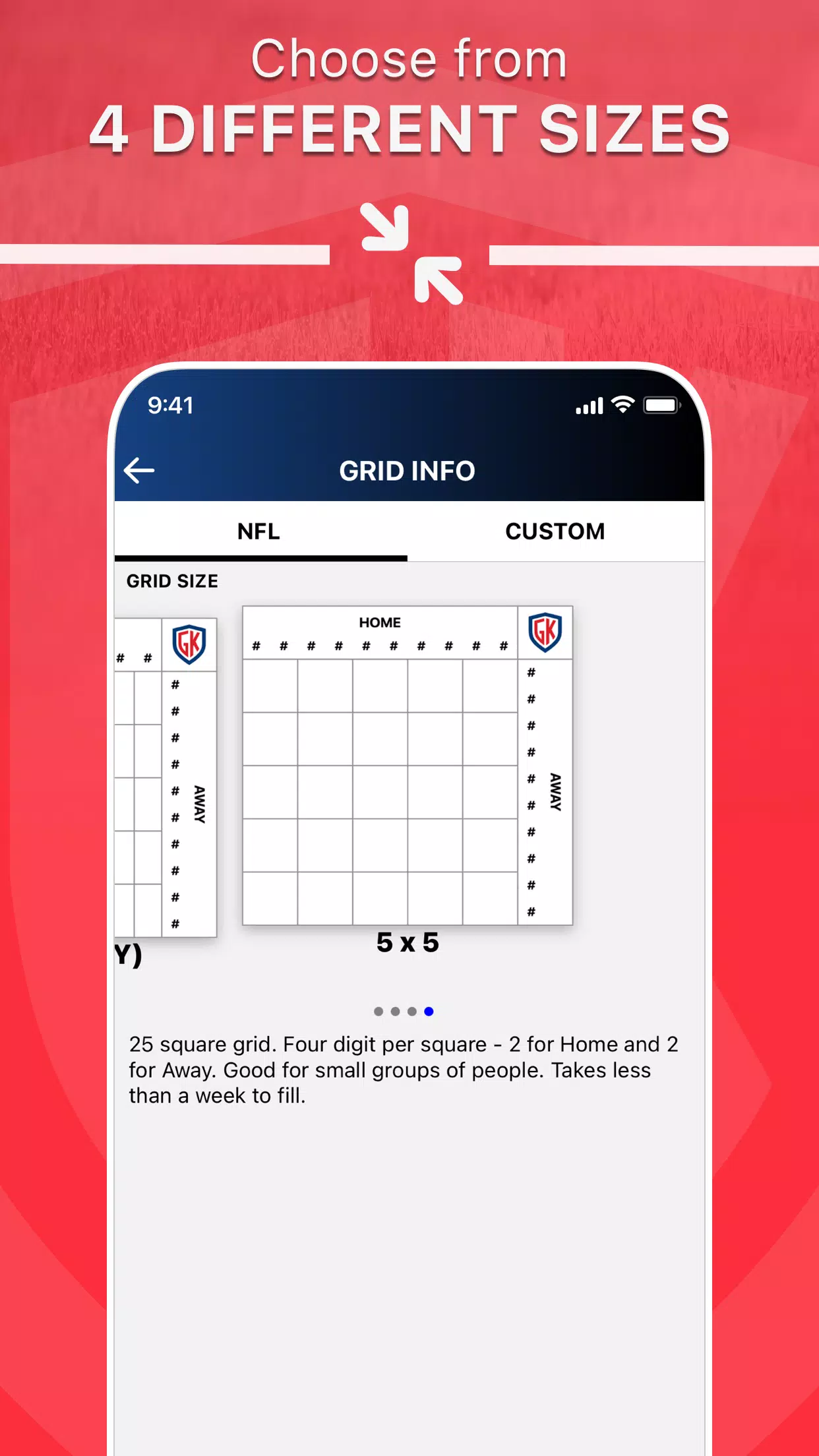 4 Square, King Square Grids