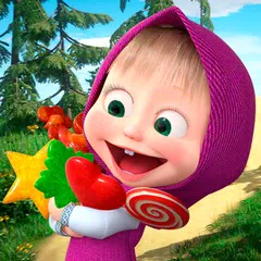 Mascha und der Bär: Laufende spiele für Kinder 3D APK Herunterladen