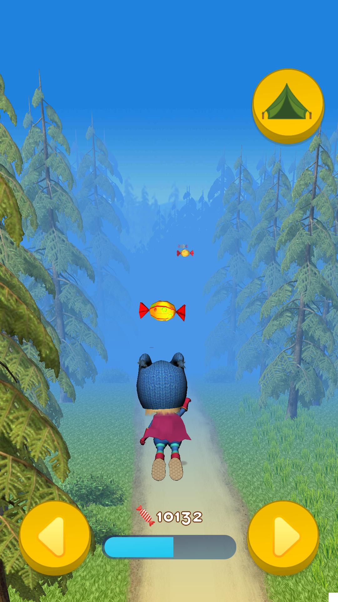 Masha And The Bear Running Games For Kids 3d For Android Apk Download - run from the bear roblox