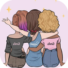 Cute BFF Wallpaper for Girls icône