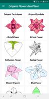Poster Make Origami Flower & Plant