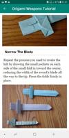 1 Schermata Origami Weapons Instruction