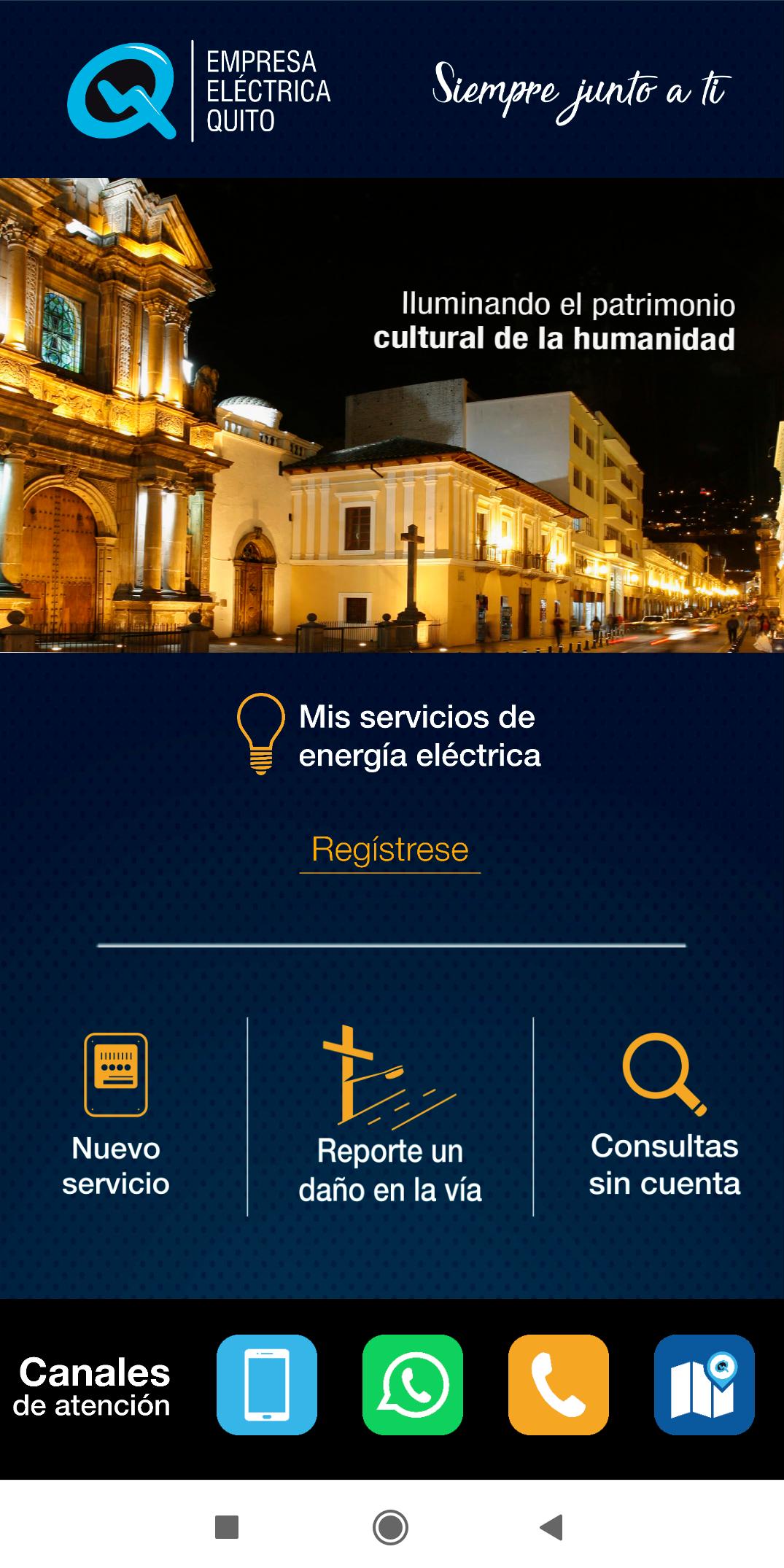 Empresa Electrica Quito Eeq Movil For Android Apk Download