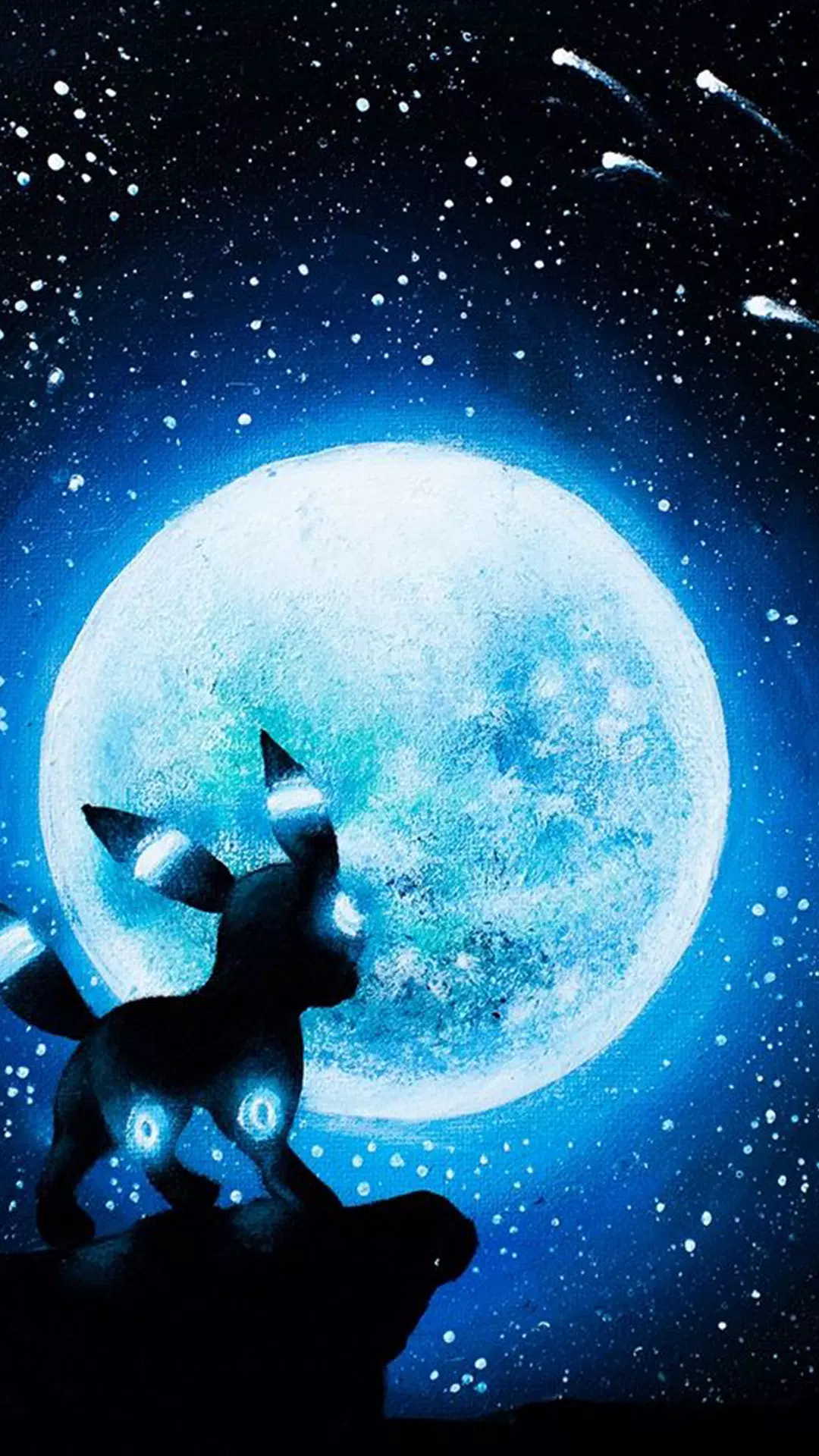 Pokemon Eevee Aesthetic Night Desktop Wallpaper - Download 4K