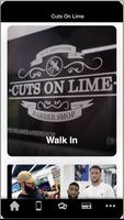 Cuts on lime barbershop poster