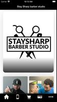 Stay Sharp barber studio poster