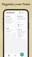 Fast Note Lite постер