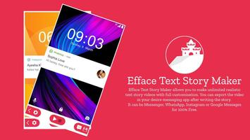 Efface Text Story Maker Plakat