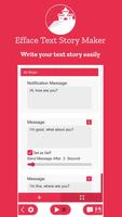 Efface Text Story Maker Screenshot 2