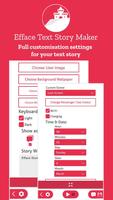 Efface Text Story Maker ภาพหน้าจอ 3
