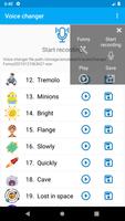 Voice changer ภาพหน้าจอ 1