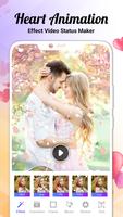 Heart Photo Effect Video Maker syot layar 3