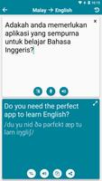 Malay - English اسکرین شاٹ 2