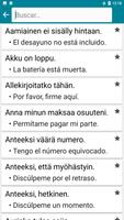Finlandés - Español captura de pantalla 3