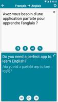 Anglais - Français capture d'écran 2