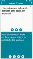 French - Spanish syot layar 2