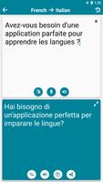 Italian - French syot layar 2