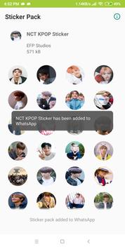 NCT Sticker for WhatsApp - WAStickerApps KPOP 截图 3