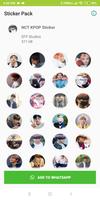 NCT Sticker for WhatsApp - WAStickerApps KPOP скриншот 1