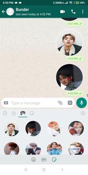 NCT Sticker for WhatsApp - WAStickerApps KPOP 截图 4