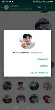 NCT Sticker for WhatsApp - WAStickerApps KPOP 截图 5