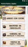 Postres fáciles y rápidos Poster