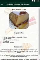 Postres fáciles y rápidos captura de pantalla 2