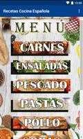 Recetas Cocina Española poster