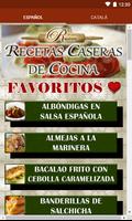 Recetas Caseras de Cocina Affiche