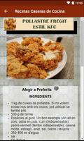 Recetas Caseras de Cocina captura de pantalla 2