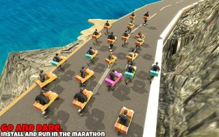 Marathon Race Simulator: Amazing 3D Running Game capture d'écran 1