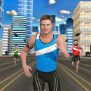 马拉松比赛模拟器3D：运行游戏 APK