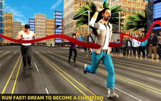 마라톤 경주 시뮬레이터 3D : 달리기 게임 스크린샷 3