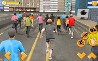 마라톤 경주 시뮬레이터 3D : 달리기 게임 포스터